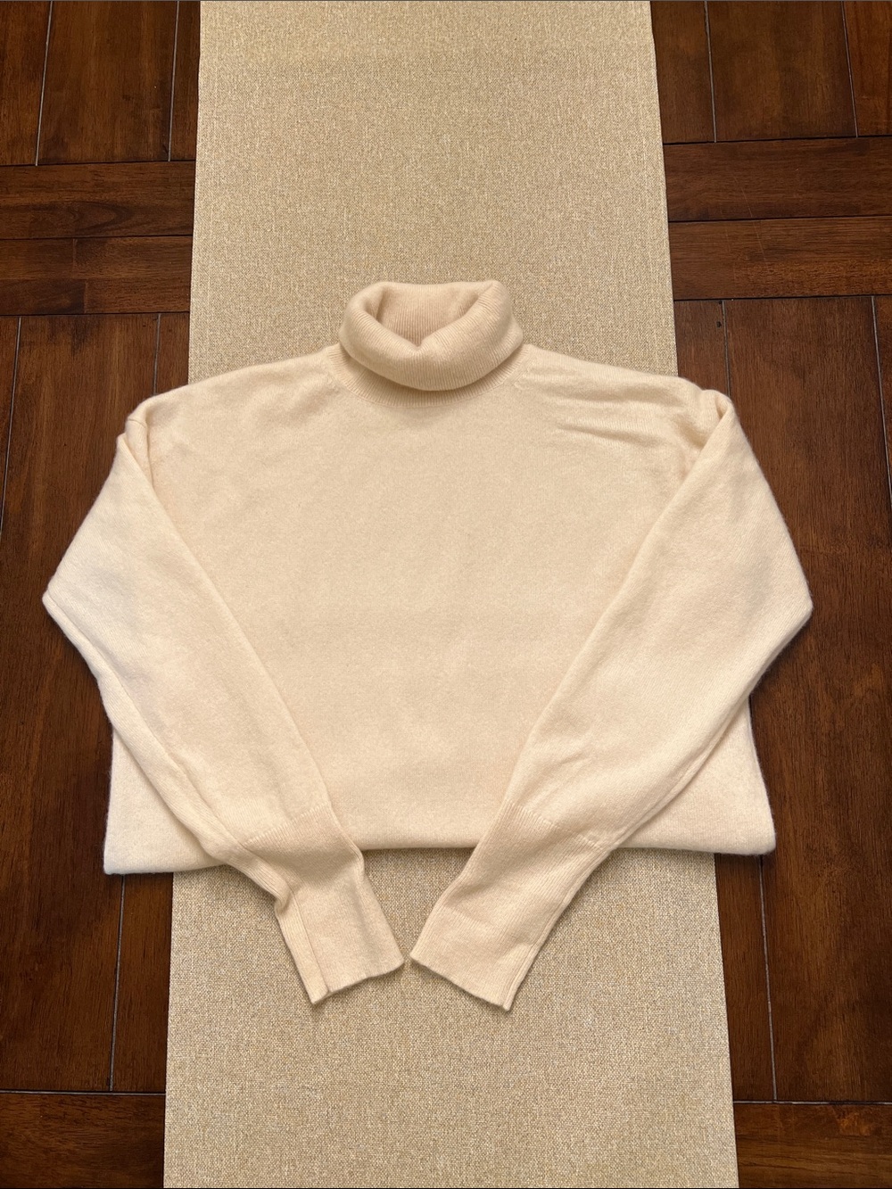❤️ J. Crew Cream Cashmere Turtleneck Sweater